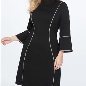 Eloquii Flare Sleeve A-Line Dress